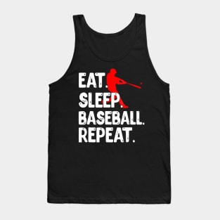 Eat Sleep Baseball Repeat Tank Top